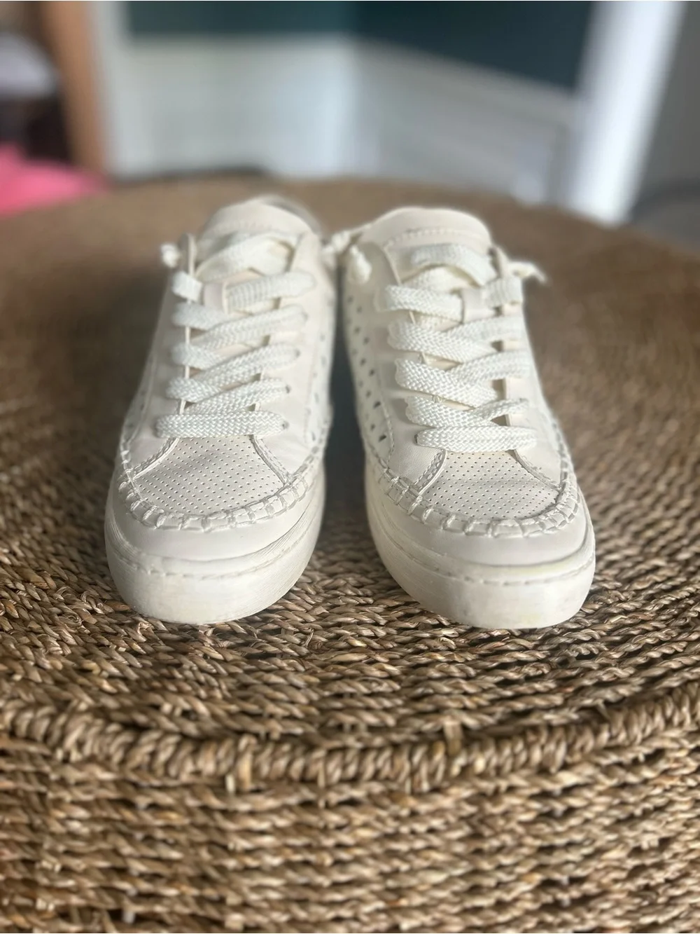 Dolce Vita weave pattern sneakers
